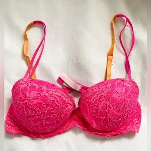 Pink Victoria secret 34 B LACE PINK BRA